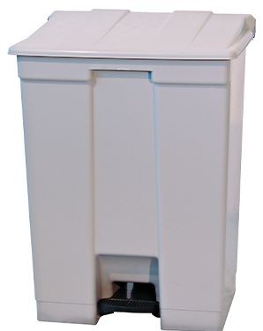 LIXEIRA C/ PEDAL 60L BRANCA BRALIMPIA