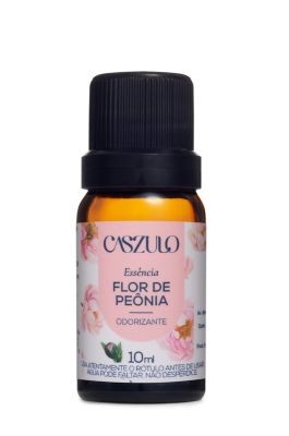 ÓLEO AROMÁTICO V.AROMA CASZULO FLOR DE PEÔNIA 10 ML