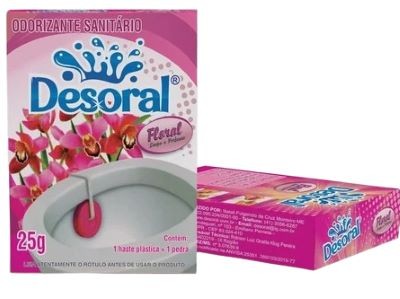 PEDRA SANITÁRIA DESORAL FLORAL 25 G