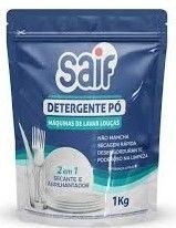 SABÃO P/ MÁQUINA DE LAVAR LOUÇA 1 KG SAIF