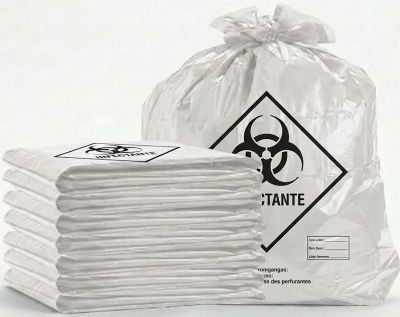 SACO DE LIXO 100L INFECTANTE C/100