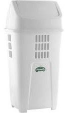 LIXEIRA BASC 50L PLASVALE BRANCA