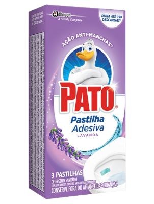 PASTILHA ADESIVA LAVANDA PATO C/3 UND