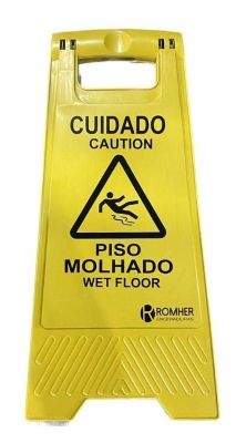 PLACA SINALIZADORA PISO MOLHADO