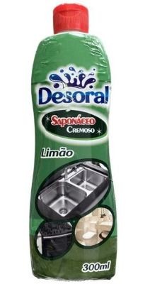 SAPONÁCEO CREMOSO DESORAL LIMÃO 300 ML